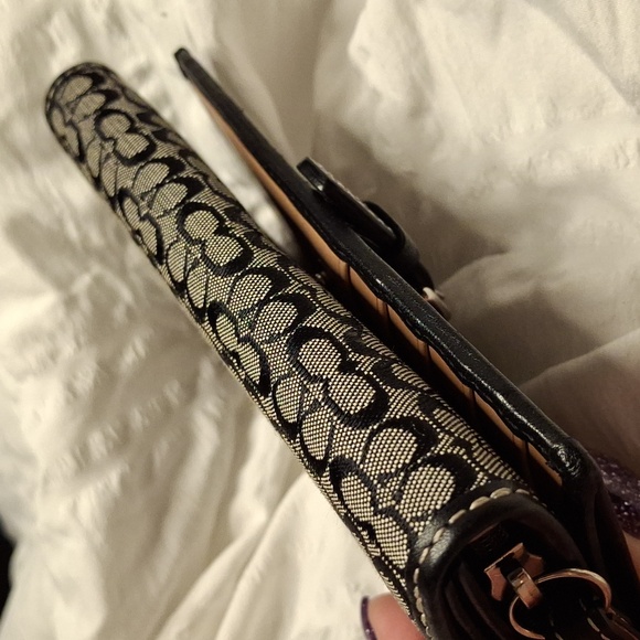 COACH VINTAGE BIFOLD CANVAS WALLET - Picture 3 of 5